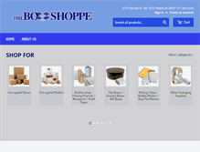Tablet Screenshot of boxshoppe.com